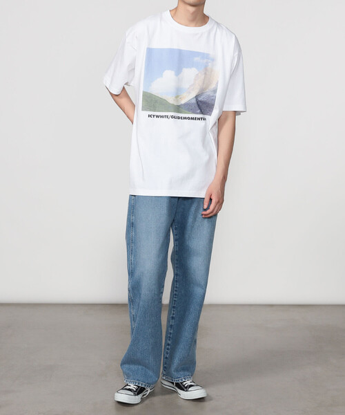 TANGTANG(タンタン)の「TANGTANG | 半袖Tシャツ GASATANG ICYWHITE/GLIDEMOMENTUM MEN(Tシャツ/カットソー・メンズ・ホワイト・XL/L/M)」の2枚目の写真
