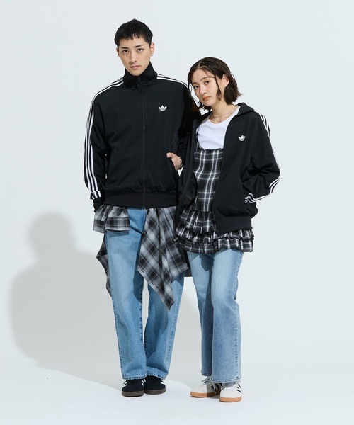 adidas(アディダス)の「ファイヤーバード トラックトップ / ジャージ / トラックジャケット / アディダスオリジナルス adidas Originals(ジャージ・メンズ・ブラック・XX-LARGE/XX-SMALL/3XL/LARGE/MEDIUM/SMALL/X-LARGE/X-SMALL)」の2枚目の写真