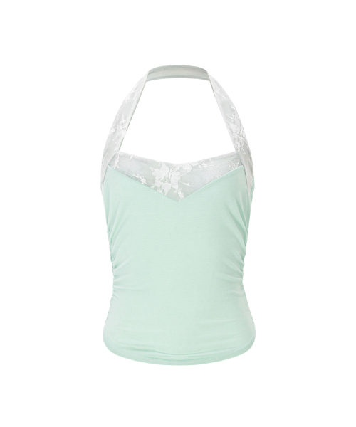PLEASENOFOLLOW(プリーズノーフォロー)の「Teresa Sleeveless Top (Mint)(Tシャツ/カットソー・レディース・その他・FREE)」の9枚目の写真