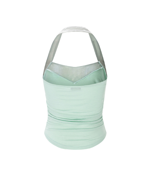 PLEASENOFOLLOW(プリーズノーフォロー)の「Teresa Sleeveless Top (Mint)(Tシャツ/カットソー・レディース・その他・FREE)」の3枚目の写真