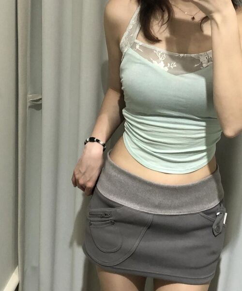 PLEASENOFOLLOW(プリーズノーフォロー)の「Teresa Sleeveless Top (Mint)(Tシャツ/カットソー・レディース・その他・FREE)」の8枚目の写真