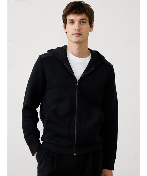 BANANA REPUBLIC FACTORY STORE(バナナリパブリック ファクトリーストア)の「BANANA REPUBLIC FACTORY STORE ウィークエンダー キルティングパーカー(Tシャツ/カットソー・メンズ・ブラック/ネイビー・S/L/M/XL)」の1枚目の写真