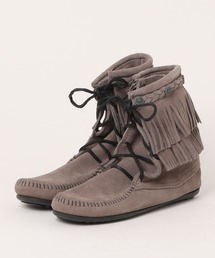 Minnetonka | 【es】【es】【MINNETONKA】ダブルフリンジ トランパー ブーツ DOUBLE FRINGE TRAMPER BOOTS(ブーツ)