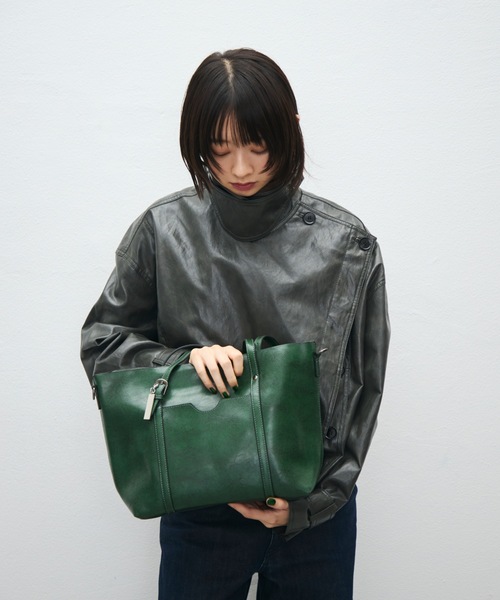 TONER（トナー）の「2WAYヴィンテージライクショルダーバッグ（ショルダーバッグ・レディース・グレー/ネイビー/ブラック/ブラウン/サックスブルー/レッド/ピンク/グリーン・FREE）」の13枚目の写真