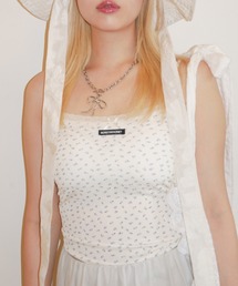 HONEY logo cup-in floral camisole