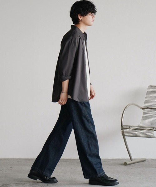 WYM LIDNM(ウィム バイ リドム)の「VINTAGE WASHED CURVED DENIM -SLIM FIT-(デニムパンツ・メンズ・ブルー系/インディゴブルー/ブラック系/グレー・XS/L/S/M)」の16枚目の写真