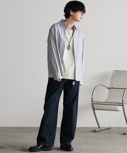 WYM LIDNM(ウィム バイ リドム)の「VINTAGE WASHED CURVED DENIM -SLIM FIT-(デニムパンツ・メンズ・ブルー系/インディゴブルー/ブラック系/グレー・XS/L/S/M)」の14枚目の写真