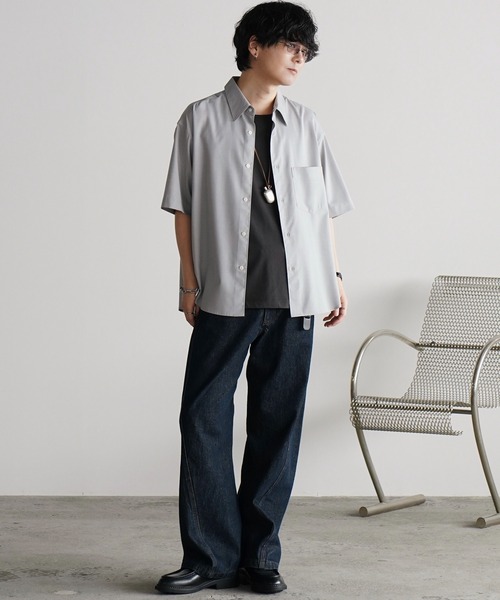 WYM LIDNM(ウィム バイ リドム)の「VINTAGE WASHED CURVED DENIM -SLIM FIT-(デニムパンツ・メンズ・ブルー系/インディゴブルー/ブラック系/グレー・XS/L/S/M)」の15枚目の写真