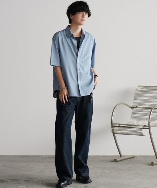 WYM LIDNM(ウィム バイ リドム)の「VINTAGE WASHED CURVED DENIM -SLIM FIT-(デニムパンツ・メンズ・ブルー系/インディゴブルー/ブラック系/グレー・XS/L/S/M)」の12枚目の写真
