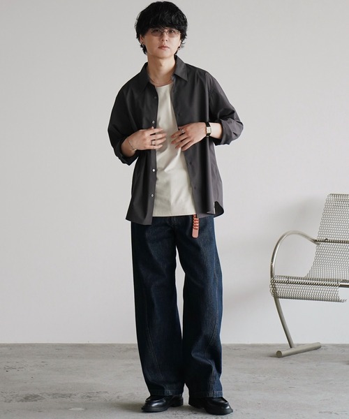 WYM LIDNM(ウィム バイ リドム)の「VINTAGE WASHED CURVED DENIM -SLIM FIT-(デニムパンツ・メンズ・ブルー系/インディゴブルー/ブラック系/グレー・XS/L/S/M)」の9枚目の写真