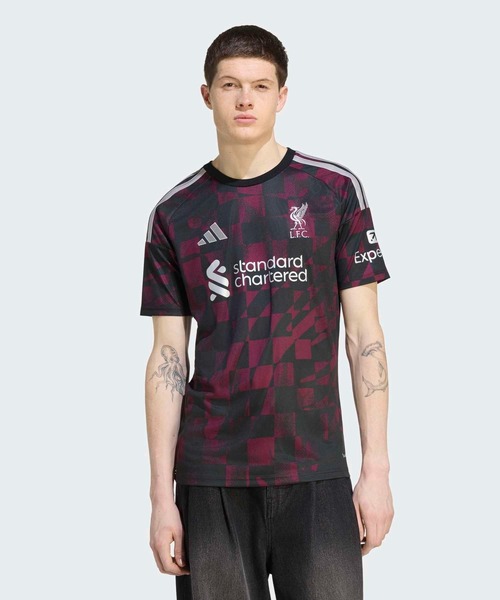 adidas(アディダス)の「リバプールFC 25/26 サード レプリカ ユニフォーム / アディダス adidas(Tシャツ/カットソー・メンズ・ブラック・XX-LARGE/X-LARGE/SMALL/MEDIUM/LARGE/XXX-LARGE)」の1枚目の写真