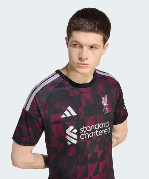 adidas(アディダス)の「リバプールFC 25/26 サード レプリカ ユニフォーム / アディダス adidas(Tシャツ/カットソー・メンズ・ブラック・XX-LARGE/X-LARGE/SMALL/MEDIUM/LARGE/XXX-LARGE)」の4枚目の写真