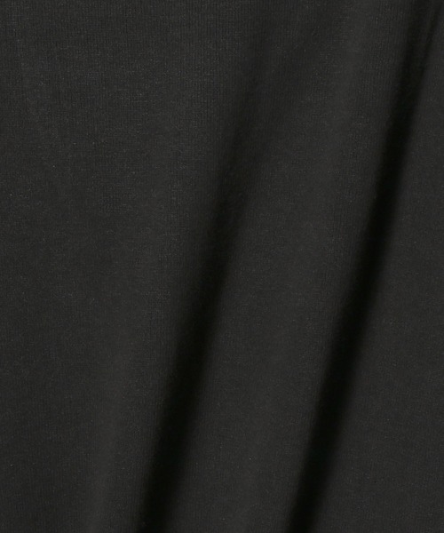 ESTNATION(エストネーション)の「ESTNATION / コットンフライス モックネックプルオーバー(Tシャツ/カットソー・メンズ・ブラック/ホワイト・MEDIUM/X-LARGE/LARGE)」の3枚目の写真