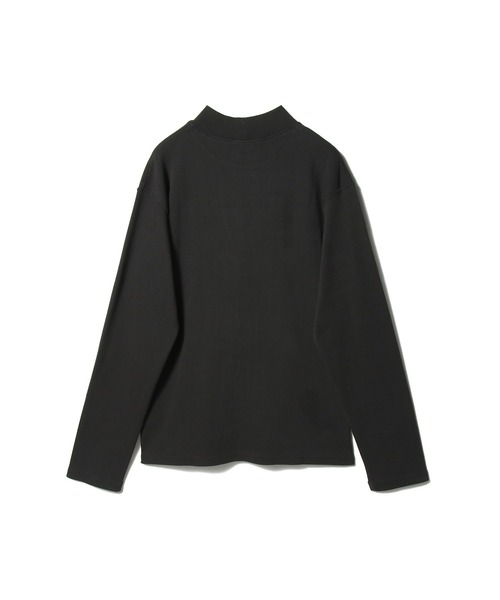 ESTNATION(エストネーション)の「ESTNATION / コットンフライス モックネックプルオーバー(Tシャツ/カットソー・メンズ・ブラック/ホワイト・MEDIUM/X-LARGE/LARGE)」の4枚目の写真