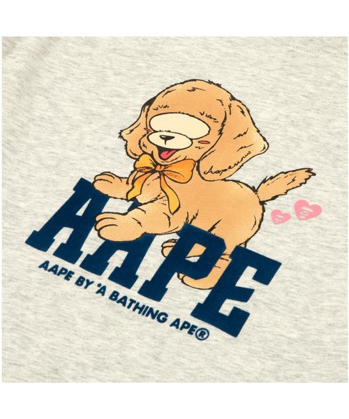 AAPE BY A BATHING APE(エーエイプバイアベイシングエイプ)の「AAPE LONG SLEEVE TEE(Tシャツ/カットソー・レディース・オフホワイト・XX-SMALL/X-SMALL)」の3枚目の写真