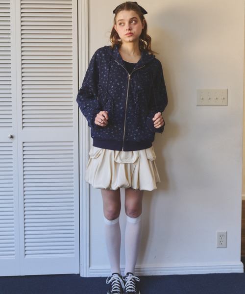idem(イデム)の「heart frill hoodie / フリルデザインパーカー(パーカー・レディース・その他2/ダークグレー/その他1・FREE)」の10枚目の写真