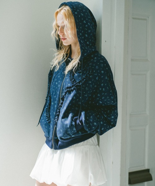 idem(イデム)の「heart frill hoodie / フリルデザインパーカー(パーカー・レディース・その他2/ダークグレー/その他1・FREE)」の14枚目の写真