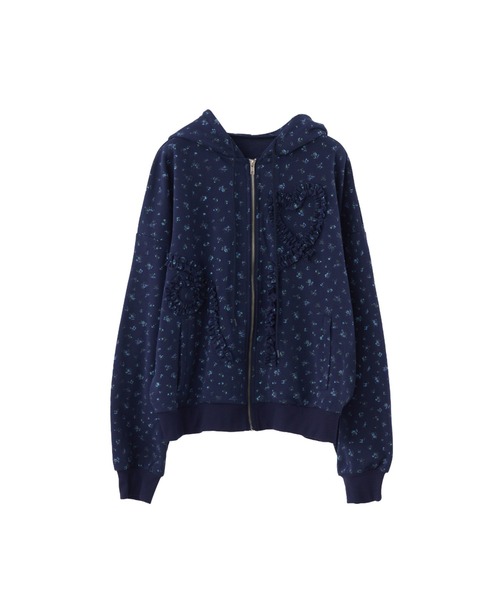 idem(イデム)の「heart frill hoodie / フリルデザインパーカー(パーカー・レディース・その他2/ダークグレー/その他1・FREE)」の19枚目の写真