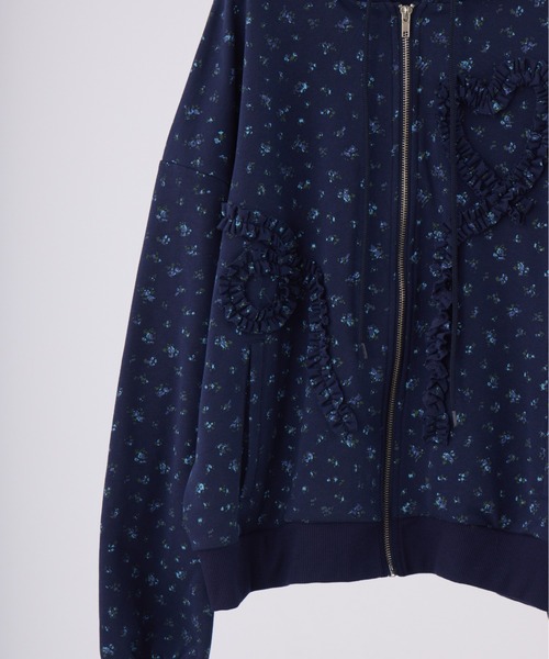 idem(イデム)の「heart frill hoodie / フリルデザインパーカー(パーカー・レディース・その他2/ダークグレー/その他1・FREE)」の16枚目の写真