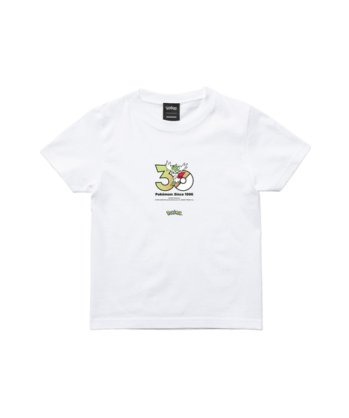 ZOZOSPOT(ゾゾスポット)の「Pokemon 30th Anniversary 1025 T-shirt 「シェイミ(スカイフォルム)」(Tシャツ/カットソー・レディース・ホワイト・SMALL/MEDIUM/LARGE/X-LARGE/XX-LARGE/XXX-LARGE/110cm/100cm/120cm/130cm/140cm/150cm/160cm)」の2枚目の写真