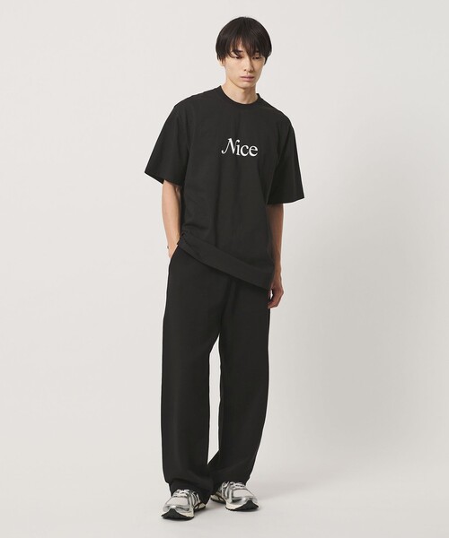 NICE WEATHER(ナイスウェザー)の「<NICE WEATHER>ロゴ スウェットパンツ(スウェットパンツ・メンズ・ワイン/ブラック/ライトグレー/イエロー・S/XS/L/M)」の12枚目の写真