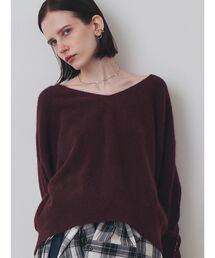FOX WOOL V NECK KT
