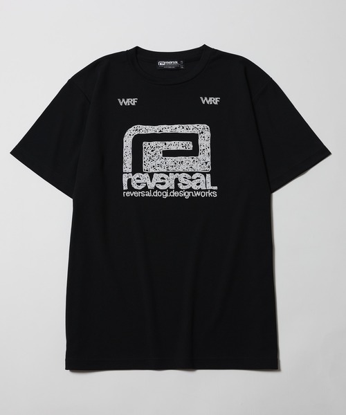 reversal.dogi.design.works(リバーサル・ドーギ・デザイン・ワークス)の「<reversal/リバーサル>BIGMARK WARFIELD EDITION PEACE DRY MESH TEE(Tシャツ/カットソー・メンズ・ブラック/ホワイト/ピンク・M/L/2XL/XL/S)」の3枚目の写真
