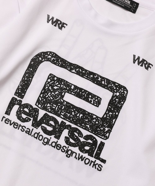 reversal.dogi.design.works(リバーサル・ドーギ・デザイン・ワークス)の「<reversal/リバーサル>BIGMARK WARFIELD EDITION PEACE DRY MESH TEE(Tシャツ/カットソー・メンズ・ブラック/ホワイト/ピンク・M/L/2XL/XL/S)」の6枚目の写真