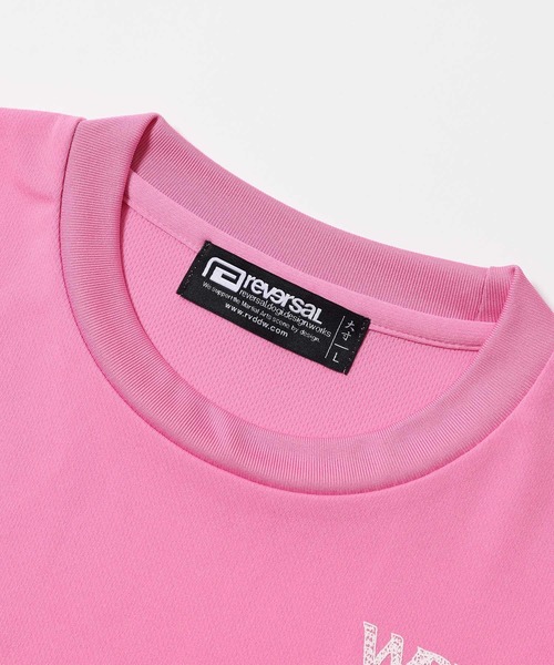 reversal.dogi.design.works(リバーサル・ドーギ・デザイン・ワークス)の「<reversal/リバーサル>BIGMARK WARFIELD EDITION PEACE DRY MESH TEE(Tシャツ/カットソー・メンズ・ブラック/ホワイト/ピンク・M/L/2XL/XL/S)」の15枚目の写真