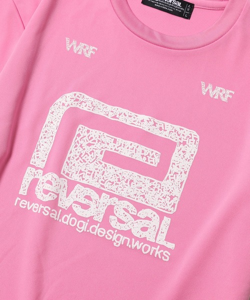 reversal.dogi.design.works(リバーサル・ドーギ・デザイン・ワークス)の「<reversal/リバーサル>BIGMARK WARFIELD EDITION PEACE DRY MESH TEE(Tシャツ/カットソー・メンズ・ブラック/ホワイト/ピンク・M/L/2XL/XL/S)」の16枚目の写真