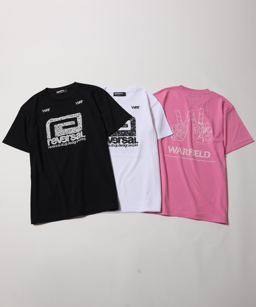 reversal.dogi.design.works(リバーサル・ドーギ・デザイン・ワークス)の「<reversal/リバーサル>BIGMARK WARFIELD EDITION PEACE DRY MESH TEE(Tシャツ/カットソー・メンズ・ブラック/ホワイト/ピンク・M/L/2XL/XL/S)」の22枚目の写真