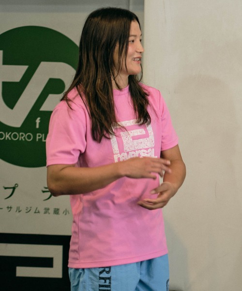 reversal.dogi.design.works(リバーサル・ドーギ・デザイン・ワークス)の「<reversal/リバーサル>BIGMARK WARFIELD EDITION PEACE DRY MESH TEE(Tシャツ/カットソー・メンズ・ブラック/ホワイト/ピンク・M/L/2XL/XL/S)」の20枚目の写真