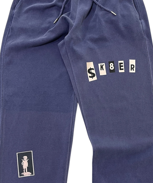 SK8ER ROCK(スケーターロック)の「HOLY SK8 ピグメントスウェットパンツ(ネイビー)(スウェットパンツ・メンズ・その他・LARGE/MEDIUM)」の5枚目の写真