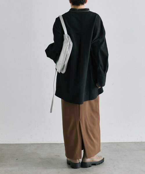 ear PAPILLONNER(イアパピヨネ)の「エンブロイダリートップス【SUM1 STYLE】(シャツ/ブラウス・レディース・ブラウン/ホワイト系その他/ブラック・FREE)」の15枚目の写真