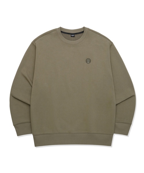 LIFE WORK(ライフワーク)の「企画) コインラドックワッペンスウェット(スウェット・レディース・カーキ/オートミール/ブラウン/ブラック・MEDIUM/SMALL/LARGE/X-LARGE)」の3枚目の写真