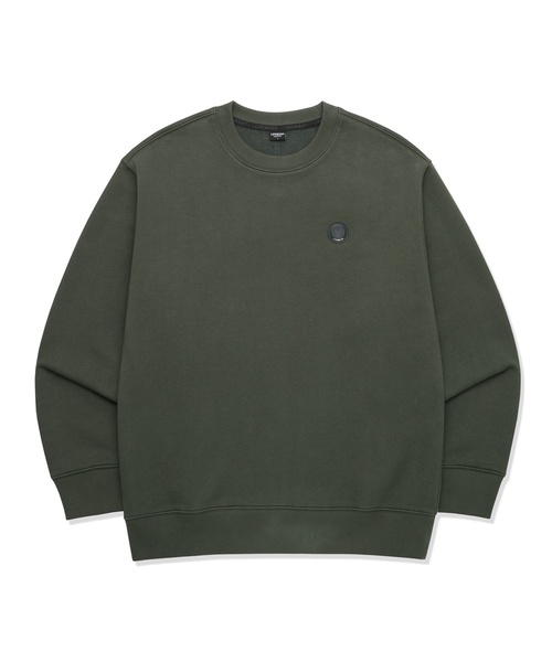 LIFE WORK(ライフワーク)の「企画) コインラドックワッペンスウェット(スウェット・レディース・カーキ/オートミール/ブラウン/ブラック・MEDIUM/SMALL/LARGE/X-LARGE)」の1枚目の写真