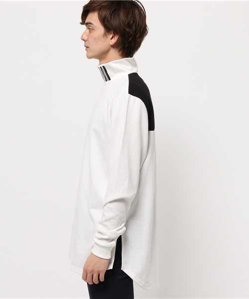 DANKE SCHON（ダンケシェーン）の「DankeSchon/ダンケシェーン/Print Mockneck （Tシャツ/カットソー・メンズ・ホワイト/ブラック・FREE）」の3枚目の写真