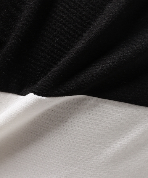 DANKE SCHON（ダンケシェーン）の「DankeSchon/ダンケシェーン/Print Mockneck （Tシャツ/カットソー・メンズ・ホワイト/ブラック・FREE）」の7枚目の写真