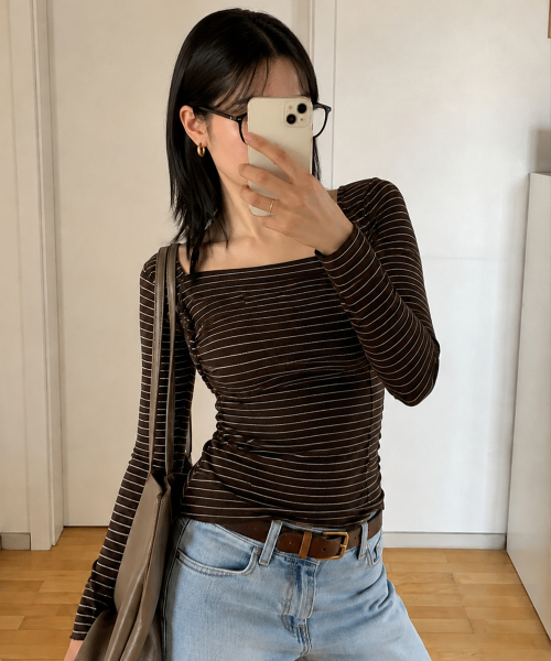 MOAA(モア)の「ストライプホルターネックボレロセット(ネイビー)(Tシャツ/カットソー・レディース・その他・SMALL/MEDIUM)」の5枚目の写真