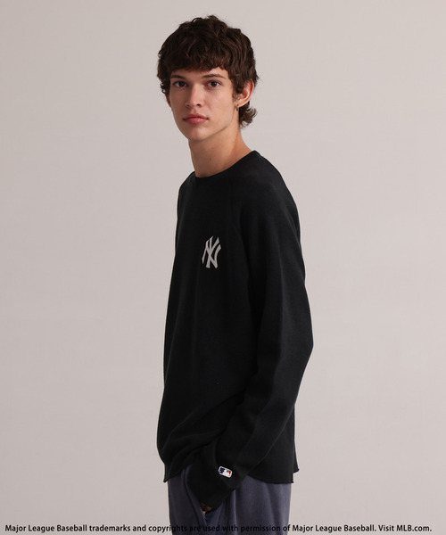 BACK TO THE FIELD(バック トゥー ザ フィールド)の「【MLB】Thermal Raglan Tee(Tシャツ/カットソー・メンズ・ピンク・MEDIUM)」の18枚目の写真