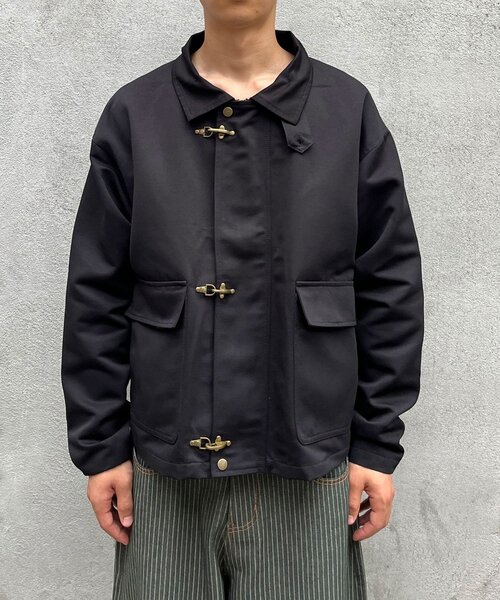 CIAOPANIC(チャオパニック)の「スタンドネックファイヤーマンジャケット(ブルゾン・メンズ・ブラック/ブラウン・MEDIUM/LARGE)」の10枚目の写真