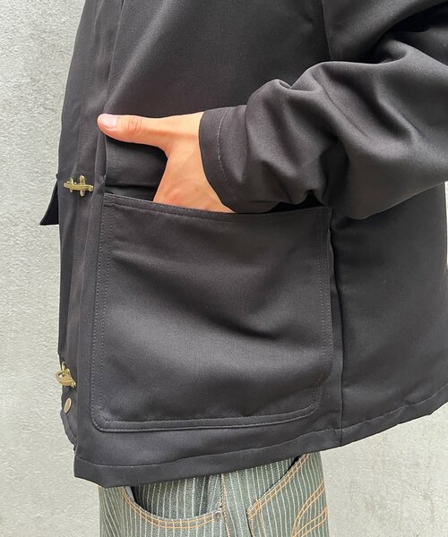 CIAOPANIC(チャオパニック)の「スタンドネックファイヤーマンジャケット(ブルゾン・メンズ・ブラック/ブラウン・MEDIUM/LARGE)」の17枚目の写真