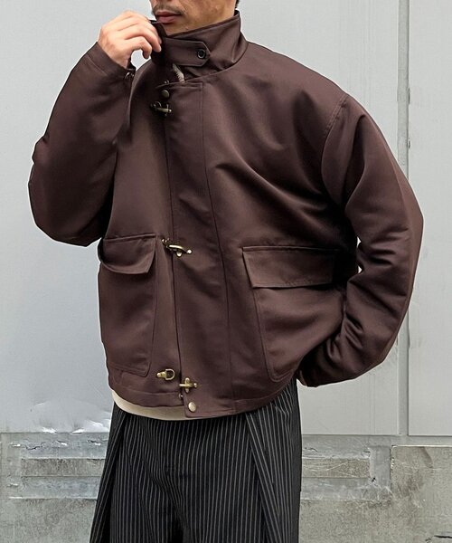 CIAOPANIC(チャオパニック)の「スタンドネックファイヤーマンジャケット(ブルゾン・メンズ・ブラック/ブラウン・MEDIUM/LARGE)」の20枚目の写真