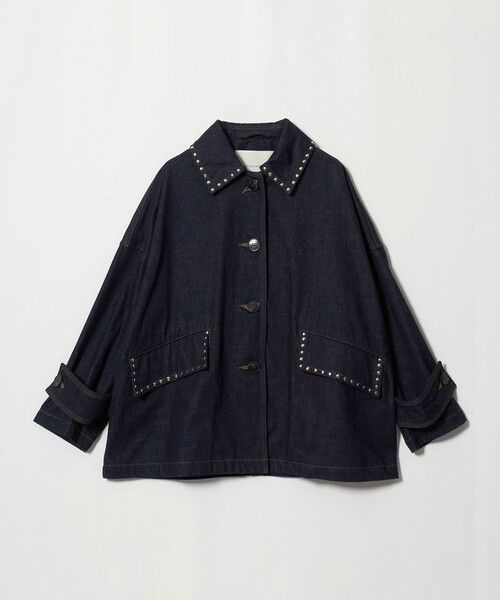 UNITED ARROWS(ユナイテッドアローズ)の「<MACKINTOSH>HUMBIE スタッズ デニムジャケット(デニムジャケット・レディース・ネイビー・6)」の1枚目の写真