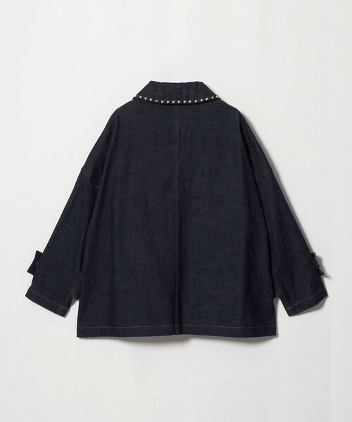 UNITED ARROWS(ユナイテッドアローズ)の「<MACKINTOSH>HUMBIE スタッズ デニムジャケット(デニムジャケット・レディース・ネイビー・6)」の2枚目の写真