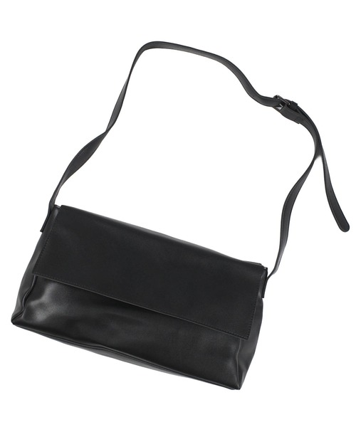 INNOCENT(イノセント)の「【BAG1】レディース ショルダーバッグ PUレザー フラップバッグ(ショルダーバッグ・レディース・ブラック・FREE)」の7枚目の写真