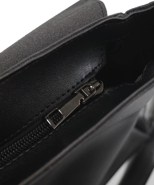 INNOCENT(イノセント)の「【BAG1】レディース ショルダーバッグ PUレザー フラップバッグ(ショルダーバッグ・レディース・ブラック・FREE)」の13枚目の写真