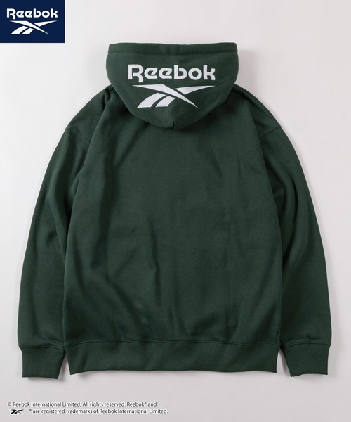 Reebok(リーボック)の「【77】【Reebok/リーボック】フードロゴ ジップアップ パーカー/フーディー/ジップパーカー/オーバーサイズ/ライトアウター/裏起毛/ユニセックス/レディース/メンズ(パーカー・メンズ・グリーン/チャコールグレー/グレー/ブラック・M/L/XL)」の12枚目の写真