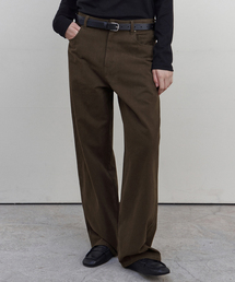 ピーチツイル チノパンツ_KHAKI BROWN(WCB6PT06)