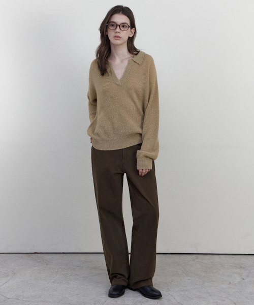 WEDNESDAYOASISFORWOMEN（ウェンズデー オアシス フォー ウーマン）の「ピーチツイル チノパンツ_KHAKI BROWN(WCB6PT06)（その他パンツ・レディース・カーキブラウン・MEDIUM/SMALL）」の4枚目の写真